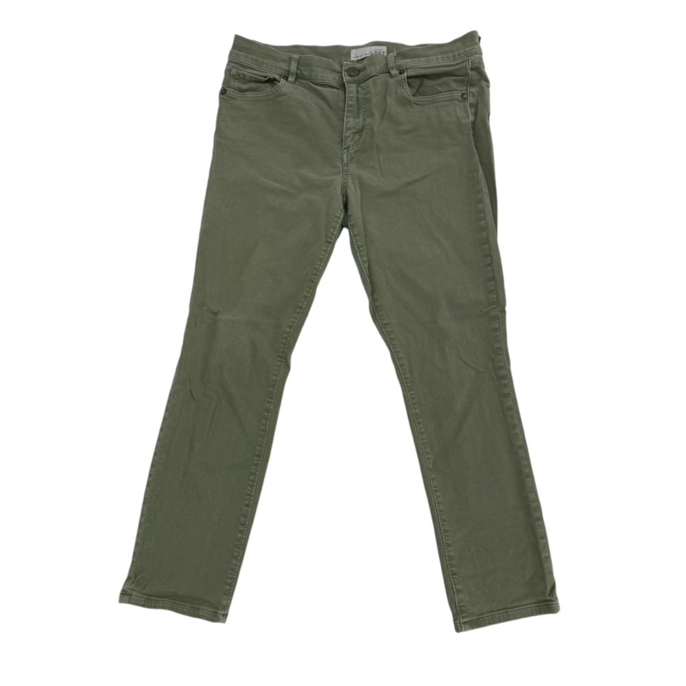 Ann Taylor Loft Green Skinny Crop Jeans Size 28 Women's